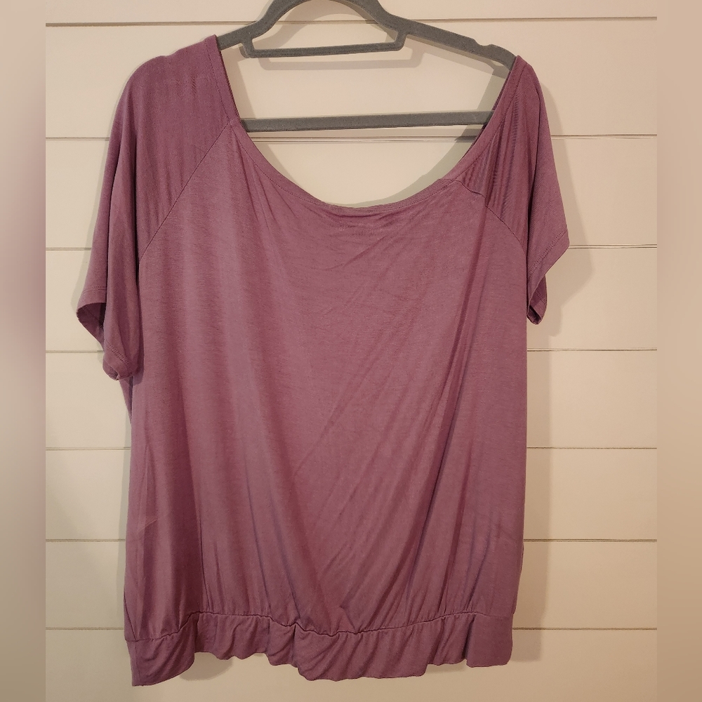 TORRID Lilac Drop Shoulder Knit Top Size 1X